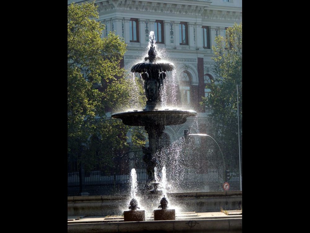 Fountain in front of...