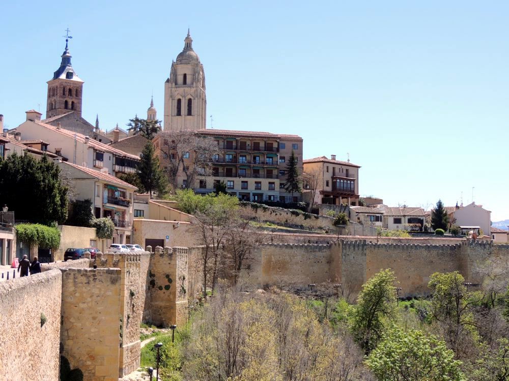 Segovia - view of Cathedral